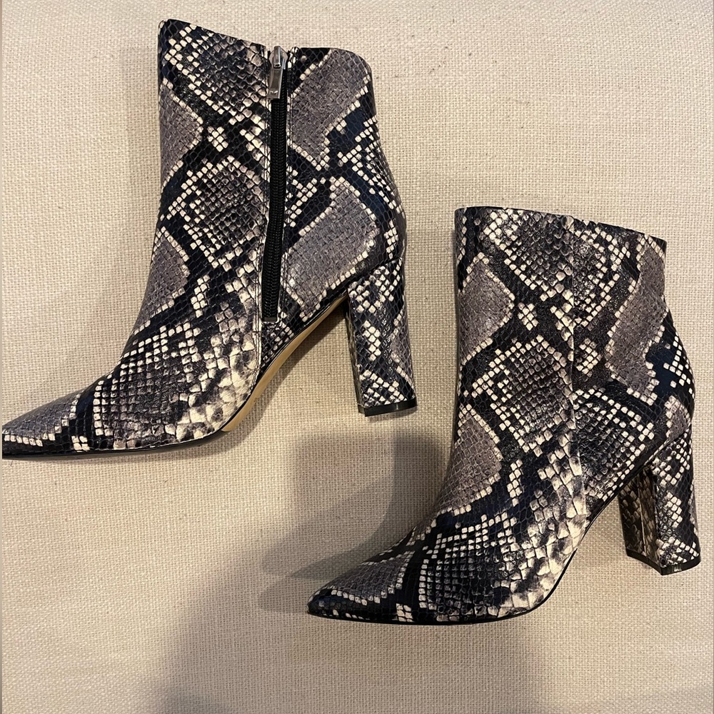 8.5 Marc Fisher heeled booties